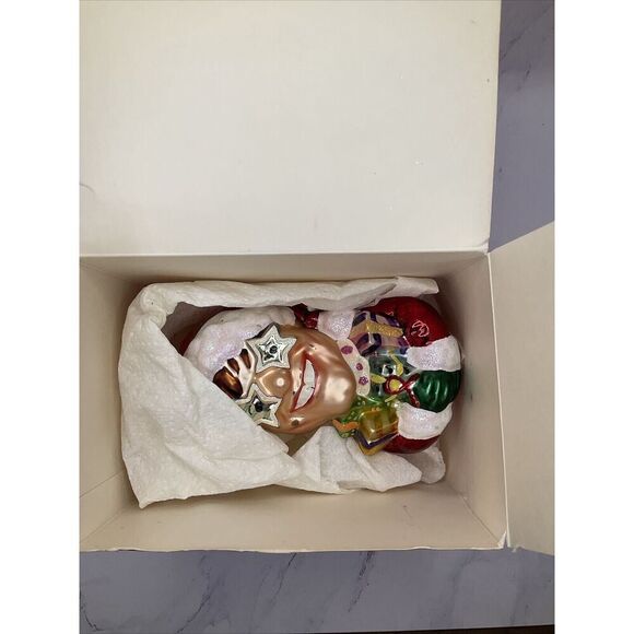 Christopher Radko Hand Blown Glass Christmas Ornament Sir Elton John *read - Picture 3 of 11